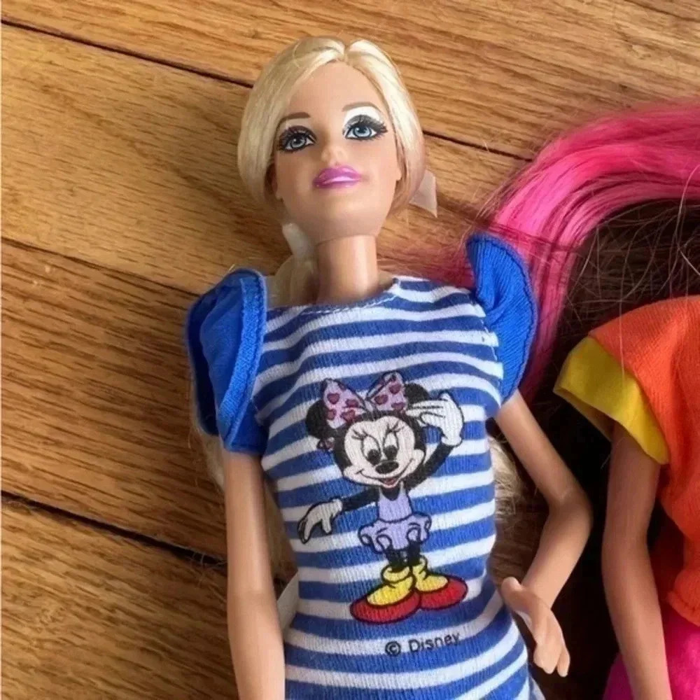 Vintage Barbie Dolls with Disney and Mickey Outfits - Picture 7 of 8